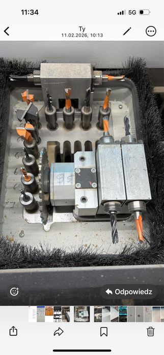 Wiertarka CNC Aes Sirius 950 m wielorzecionowa