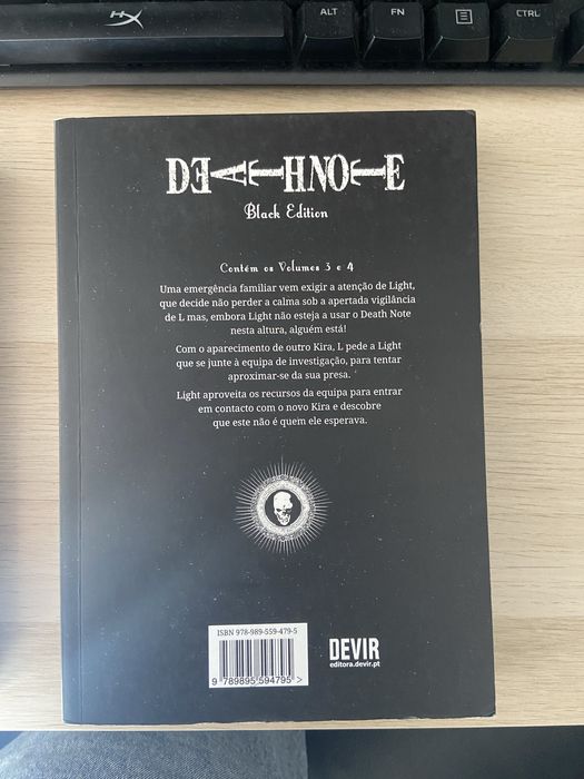 death note mangas vol 1 2 3