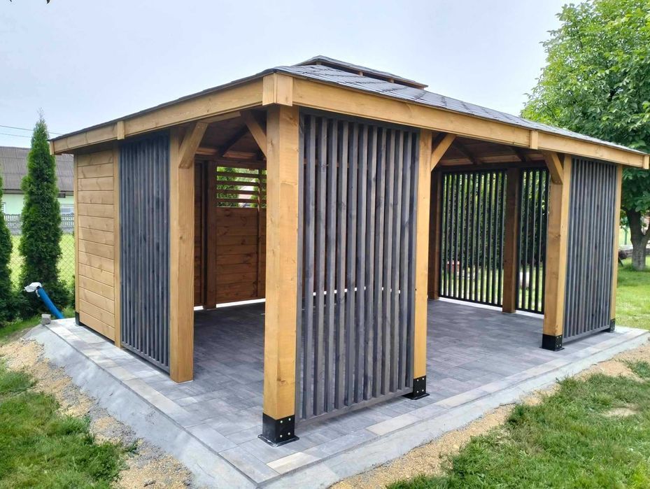 Altana ogrodowa MEWA 3x3m  - Wykonujemy Altany, domki, wiaty