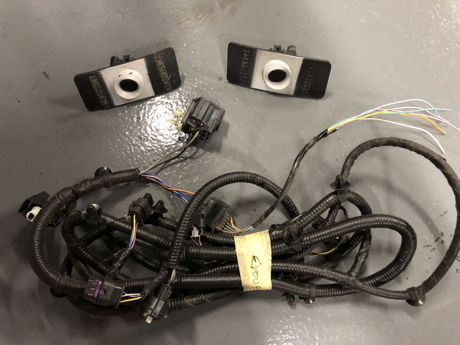 Instalacao cablagem sensores park Range Rover Evoque
