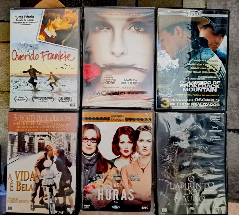 DVDs Filmes e Concertos 5 €