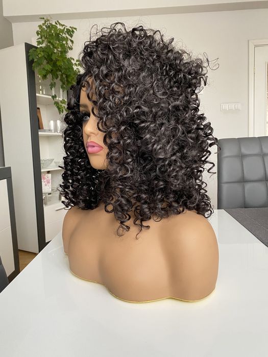 Peruka AFRO loki amazonka naturalny skręt