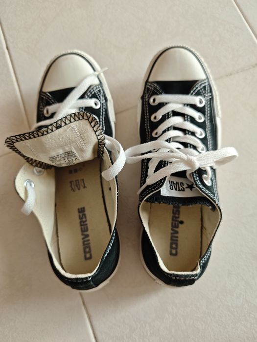 Sapatilhas Converse All Star Chuck Taylor Pretas (Tamanho 37.5 ) - Novas