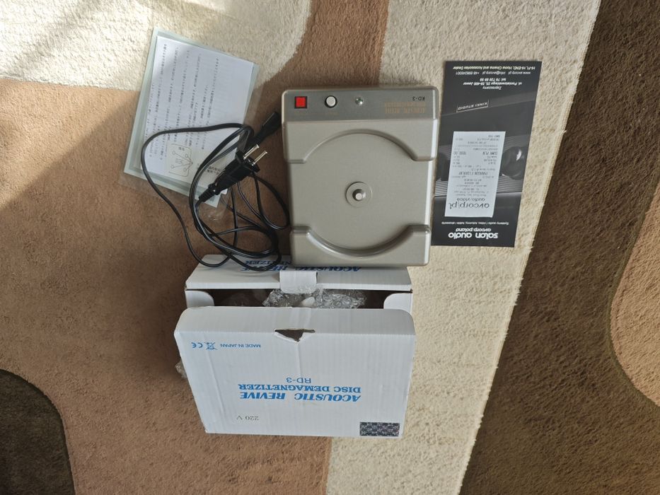 Acoustic Revive RD-3 demagnetyzer płyt CD