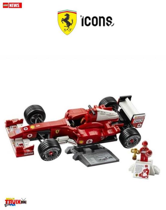 LEGO Icons 11375 Ferrari F2004 & Michael Schumacher Формула-1