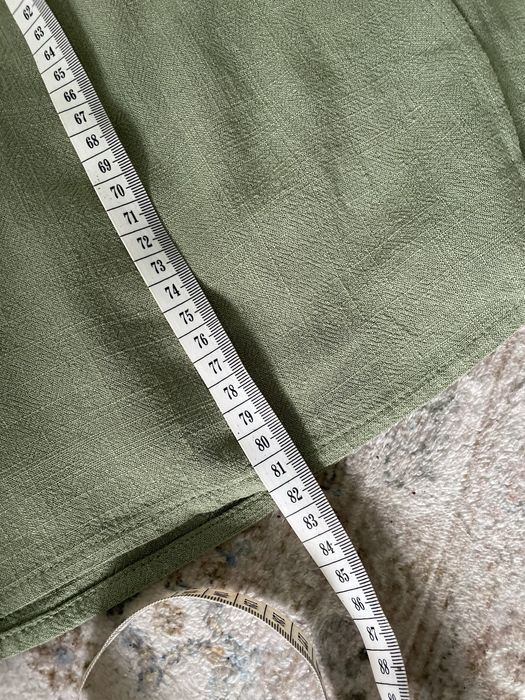 Lniana spódnica - len 20 % wiązana kopertowa spódniczka rozmair S lato