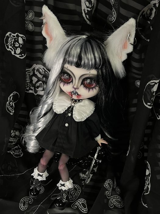 Кастомна лялька блайз custom blythe doll monster high монстер хай