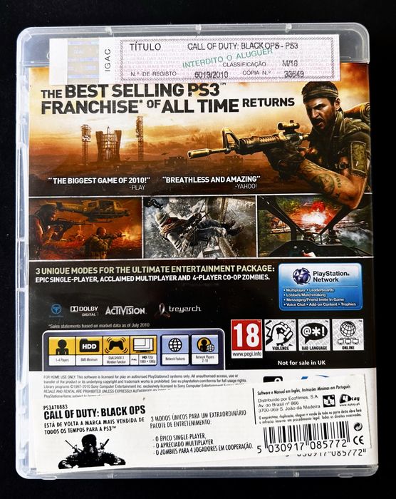 Call of Duty: Black Ops PlayStation 3
