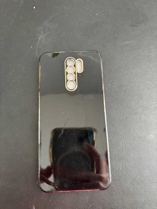Czarny case  na telefon redmi 9- etui
