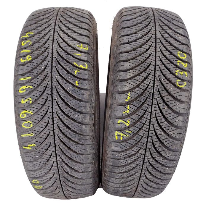 2x 165/60 R14 Goodyear 4s gen2 opony całoroczne 7 mm / montaż kurier