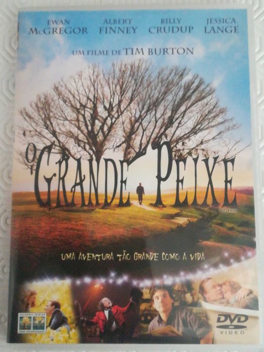 Dvd O Grande Peixe de Tim Burton