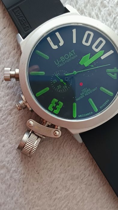 U-Boot potężny zegarek mechaniczny nakręcany automat