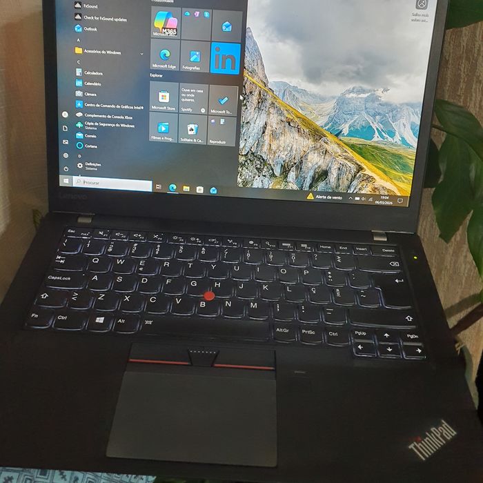 Portátil Thinkpad i5 12Gb nvme 256 Gb bateria