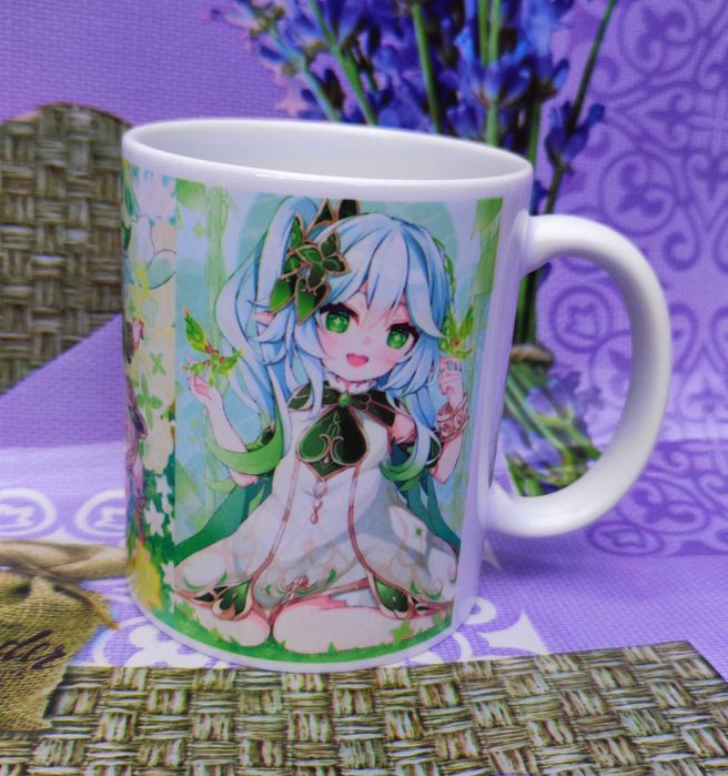 Чашка геншин імпакт аніме Нахида Nahida genshin impact кружка аниме
