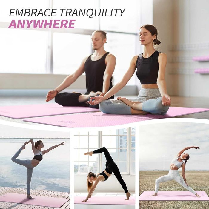 Tapete de Yoga Grosso (8mm) - (183x61cm) - PINK