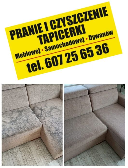 Pranie dywanów,tapicerki  meblowej, samochodowej, ozonowanie.