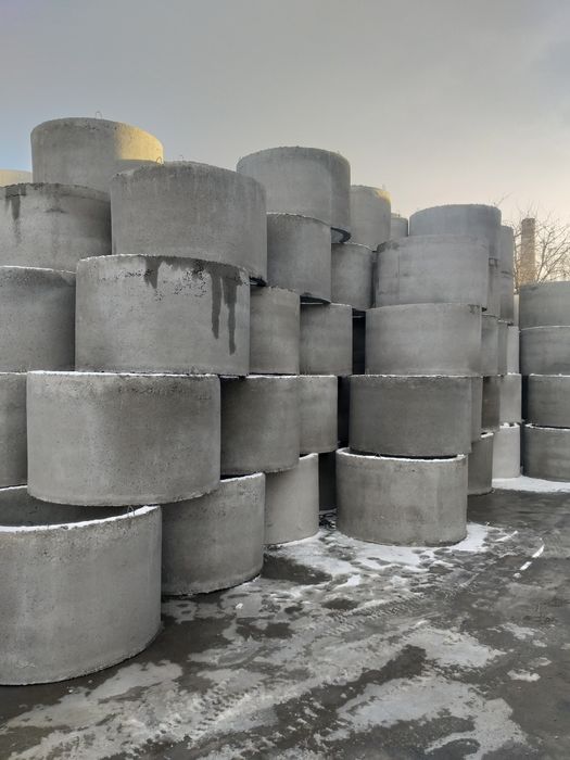 Бетонные кольца купить. Бетонные кольца для канализаци.