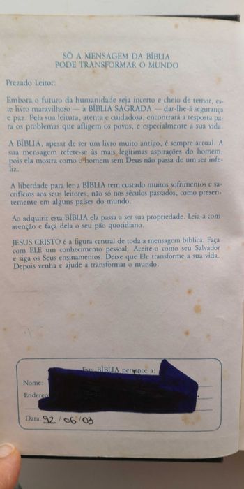 Bíblia Sagrada - edição comemorativa