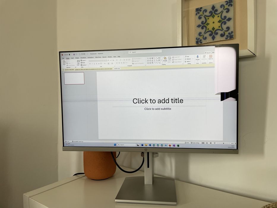Monitor HP M24H (com avaria)