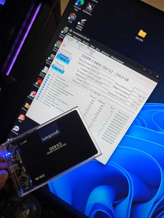 продам ssd 256 gb 100%