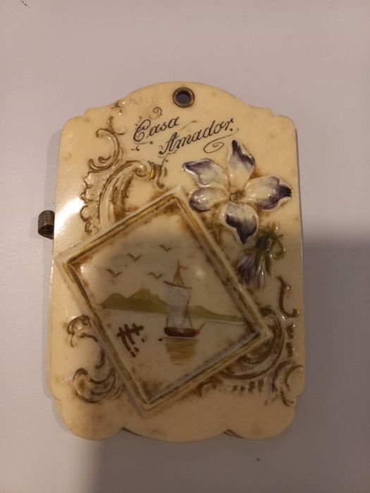 Placa antiga de coleção