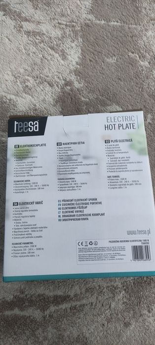 Fogão elétrico Novo