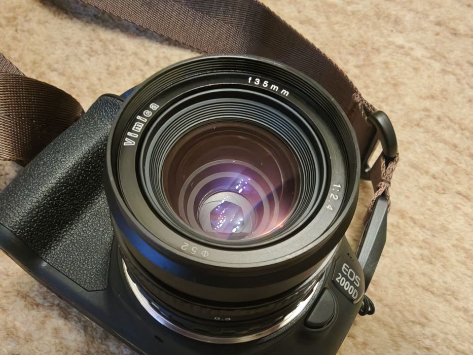 Obiektyw Vimica 135mm f2.4 135mm manualny do Canon EF nowy okazja