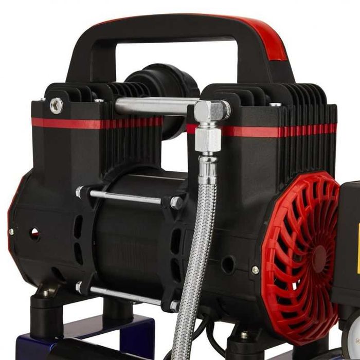 Kompresor bezolejowy mała sprężarka powietrza 9L 1200W 155L/MIN KRAFT