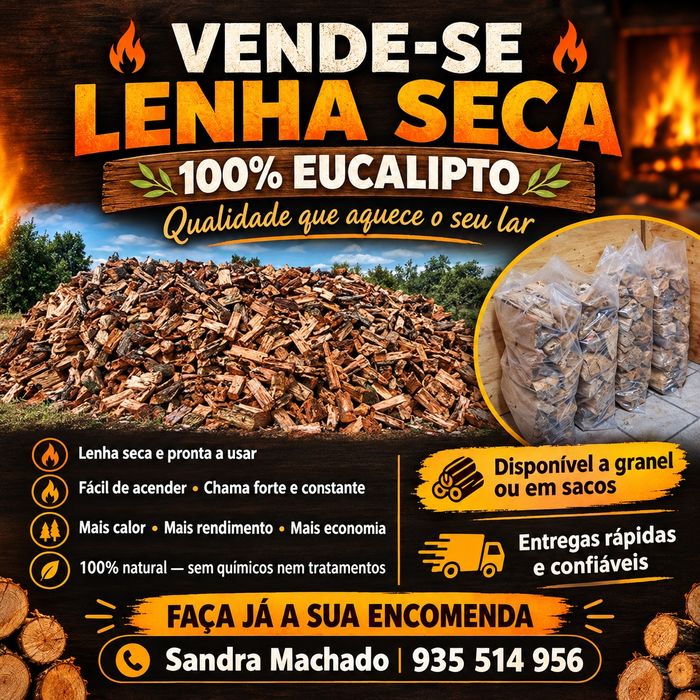 Vendo Lenha Seca em Sacos