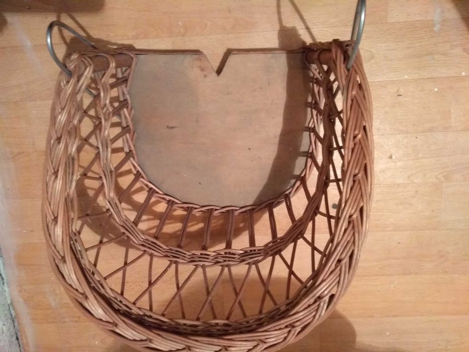 Siodełko wiklinowe na kierownik roweru PRL