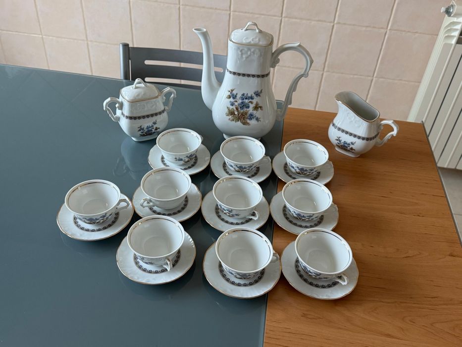 Jogo de chá em porcelana436416155055575042