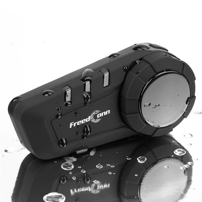 Гарнітура FreedConn KY Pro Bluetooth 5.1 — груповий інтерком на 6 осіб, дальність 1000м, IP65 для мотошолома