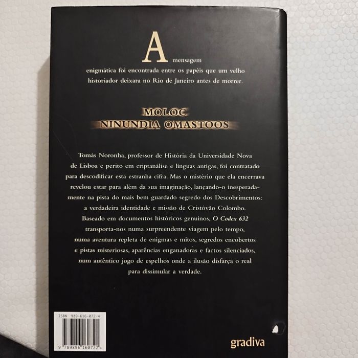 Livro O codex 632 - José Rodrigues dos Santos