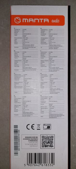 Nowy mikrofon karaoke dla dzieci Manta