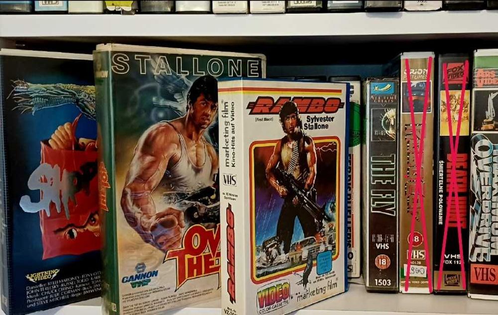 Kasety VHS spich vir studio