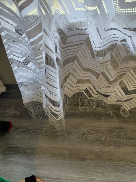 Firana żakardowa na przelotkach  150 x 250 - nowa z metką