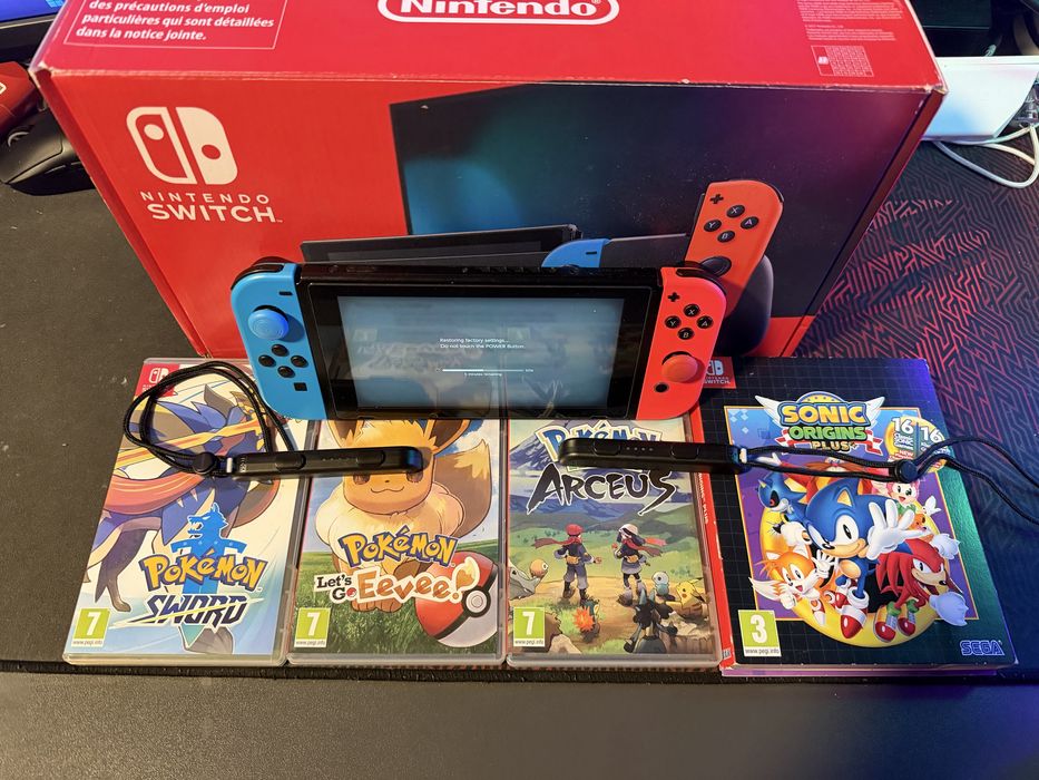 Nitendo Switch z grami