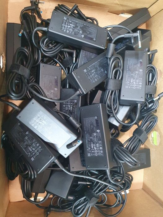 Блок питания зарядное зарядка HP blue pin 90w оригінал
