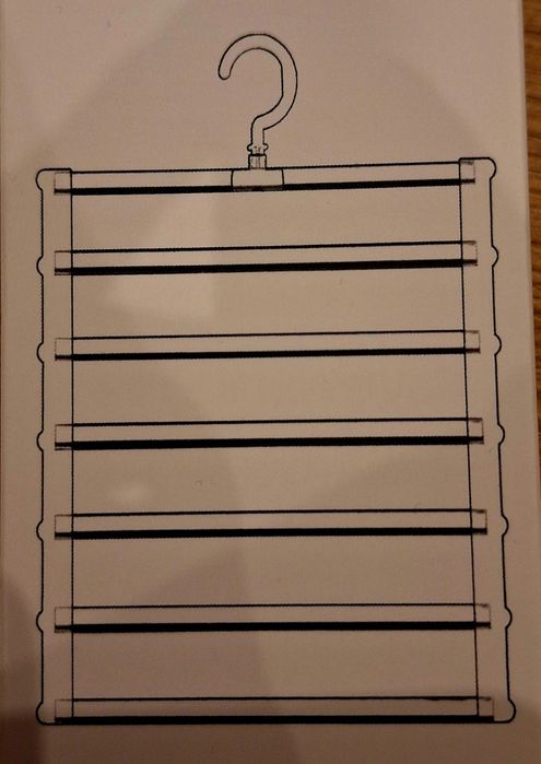 Wieszak na ubrania 2 szt.