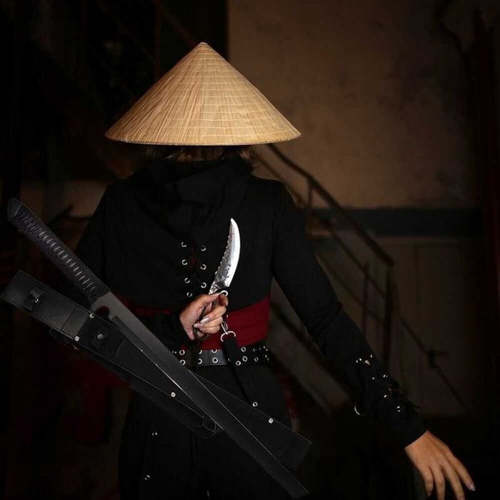 Miecz Katana Ninja Treningowy z Pochwą 71 cm D119