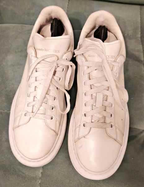 Skórzane sneakersy Alexander McQueen