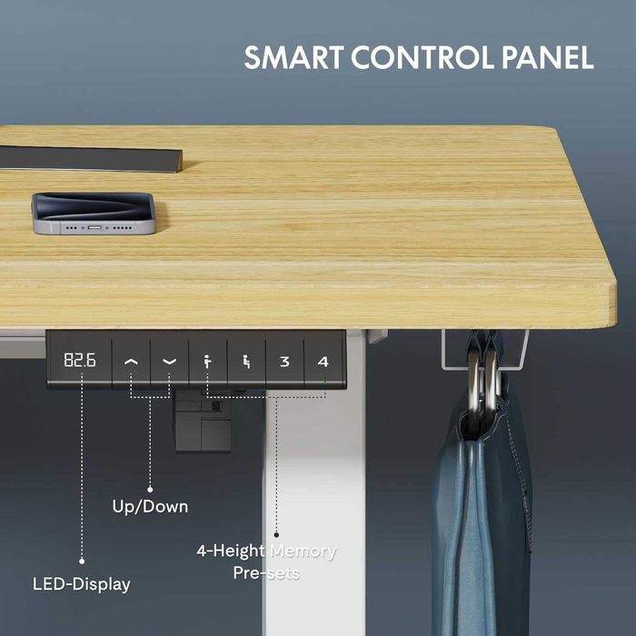 Nowe biurko elektryczne / blat / stół / 60x100cm / FlexiSpot !K491!