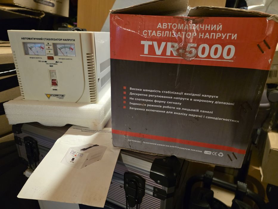 Стабилизатор напряжения Forte TVR-5000, 5 кВт, автоматический