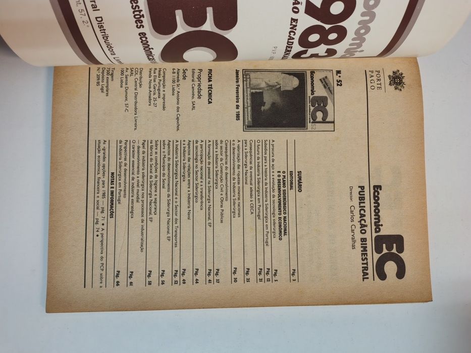 Economia EC questões económicas e sociais, n° 52