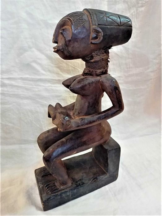 Escultura Tribal Madeira Congo