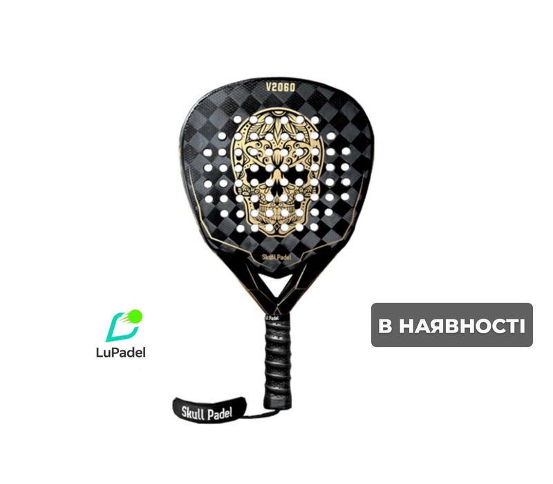 Ракетка для Падель (Padel) – Skull Padel V2060 24K Extra Hard