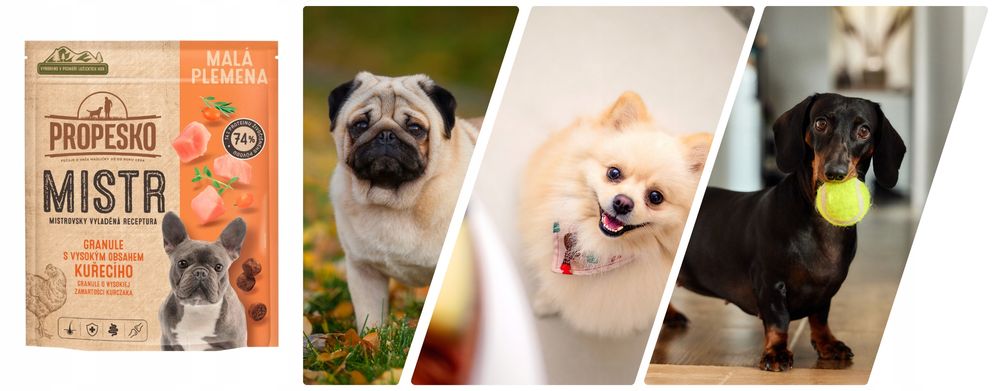 Sucha karma dla psa Propesko Mistr małe rasy, kurczak 1,5 kg