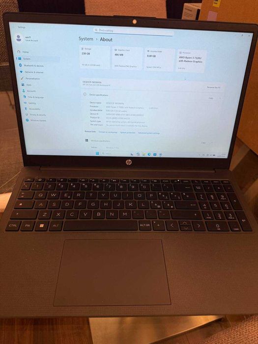 HP 15-Fc0088Ns Ryzen 3 – Em excelente estado