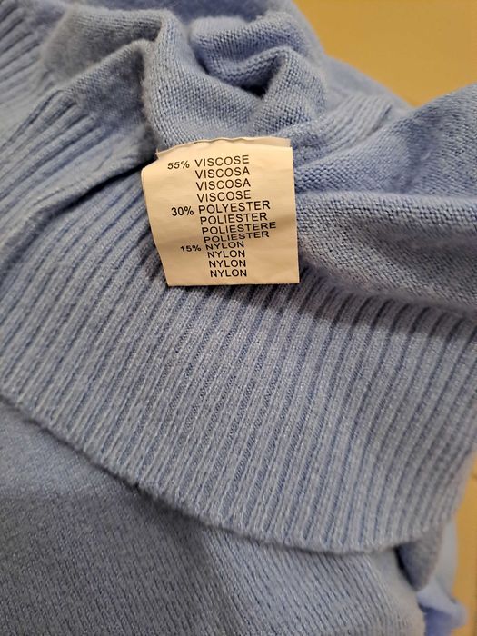 Camisola Azul Lavanda Gola Subida