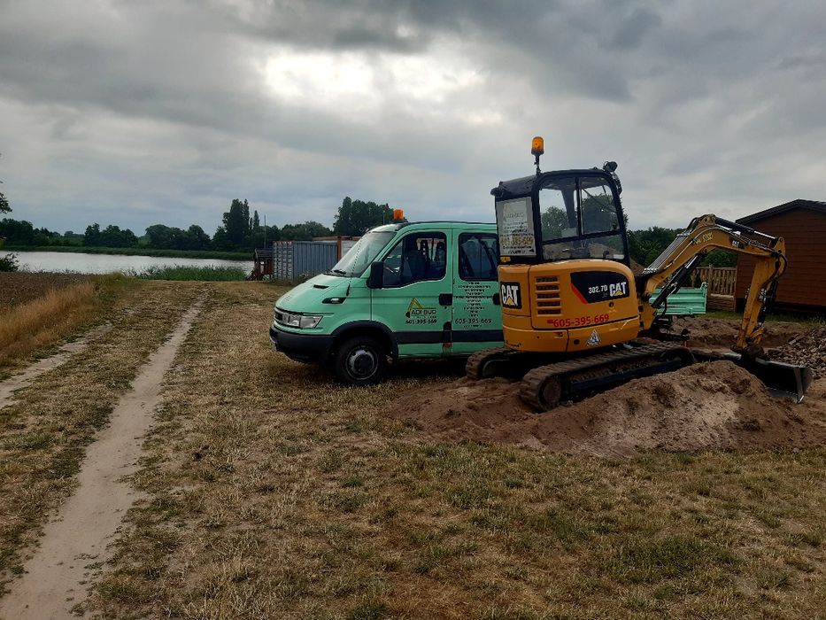 Prace ziemne, Wywrotka, Ładowarka, Koparko-Ładowarka,  mini koparka